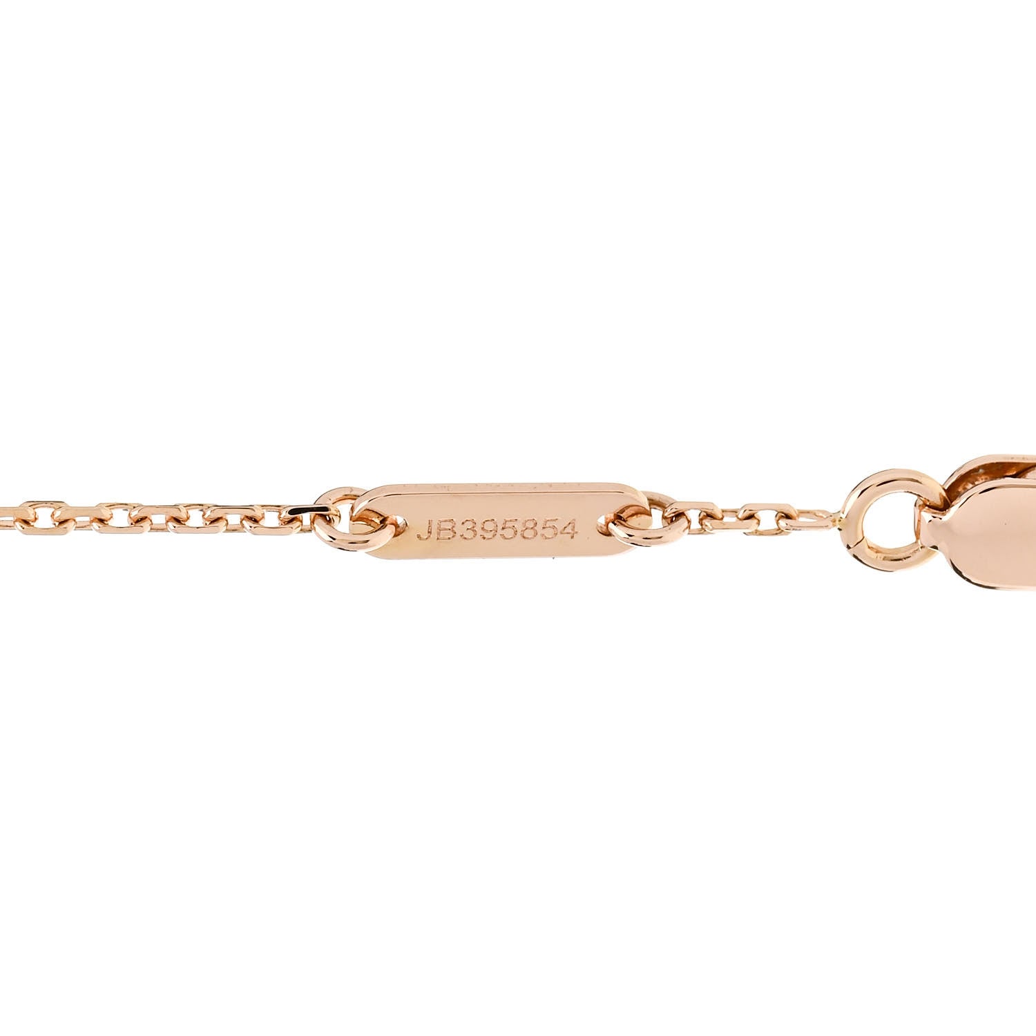 Van Cleef & Arpels 18K Rose Gold Carnelian Sweet Alhambra Bracelet 4 of 4