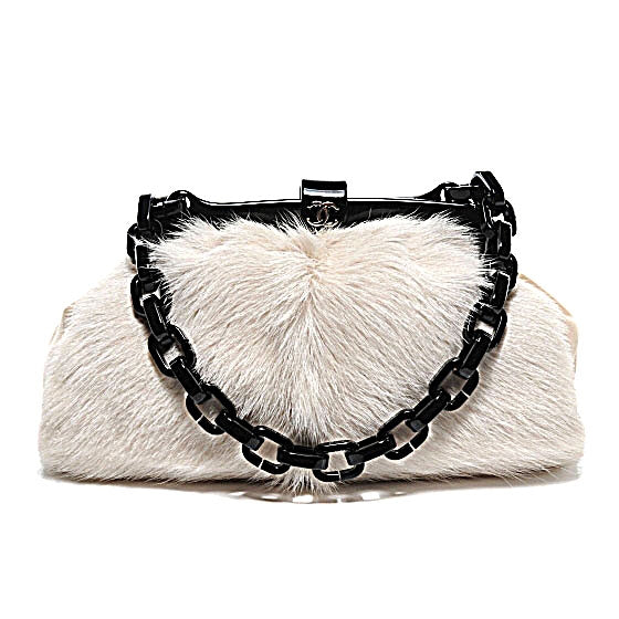 Chanel Lapin Fur N°5 Frame Bag 1 of 8