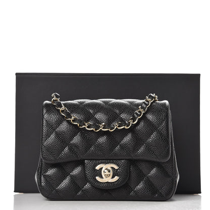 Chanel Caviar Quilted Mini Square Flap Black 8 of 8