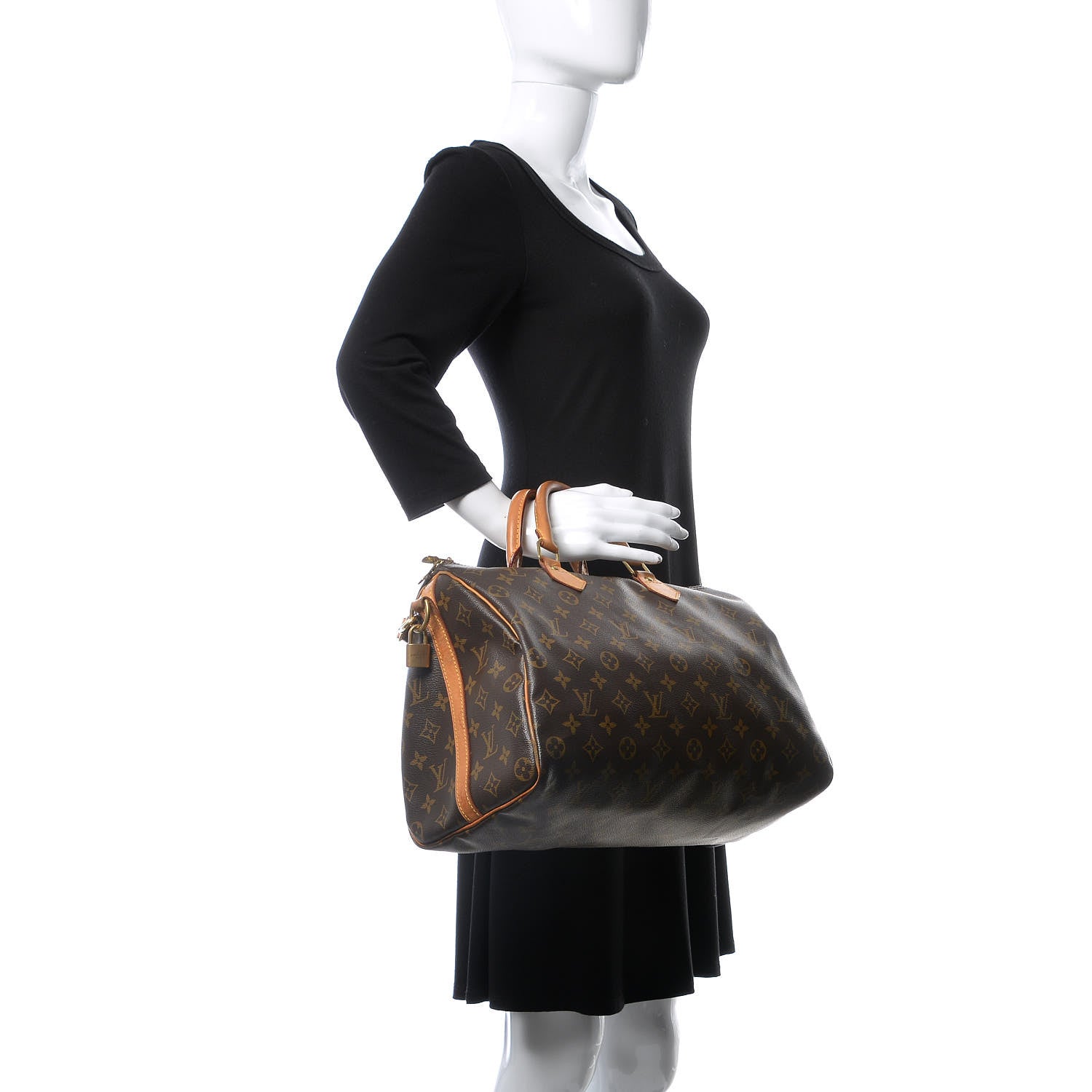 Louis Vuitton Monogram Speedy Bandouliere 35 3 of 18