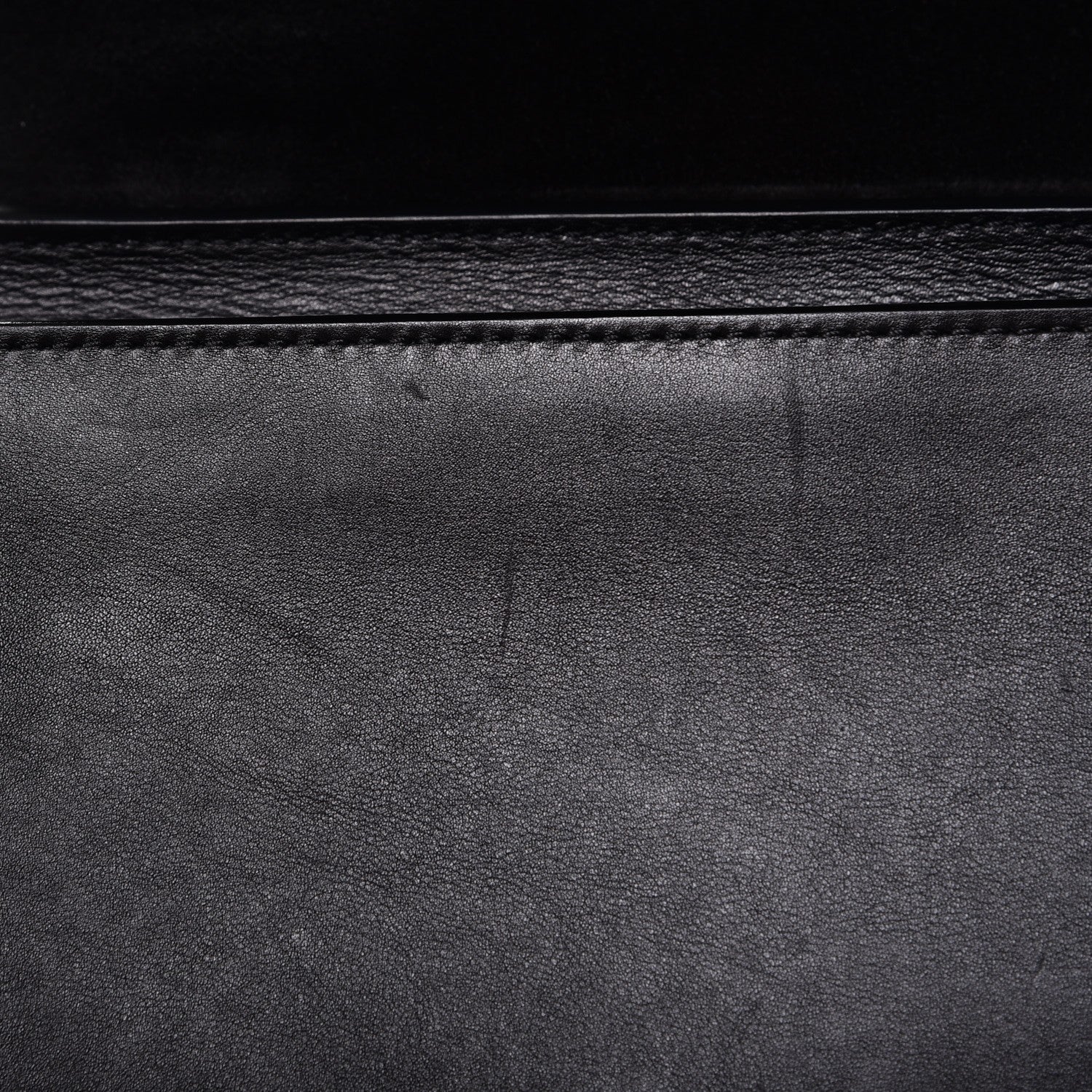 Celine Velluto Calfskin Suede Medium Tri-Color Trapeze Granite 9 of 14