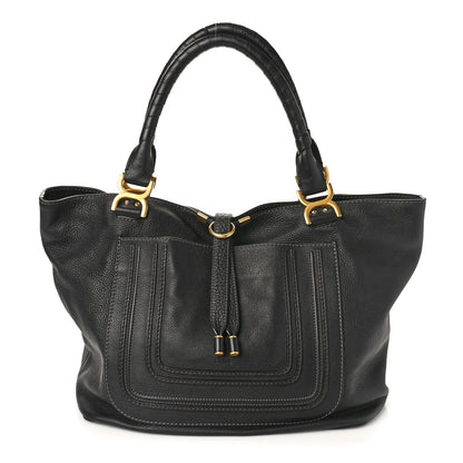 Chloe Calfskin Large New Marcie Tote Black 1 of 11