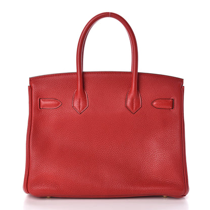 Hermes Togo Birkin 30 Rouge Casaque 4 of 30