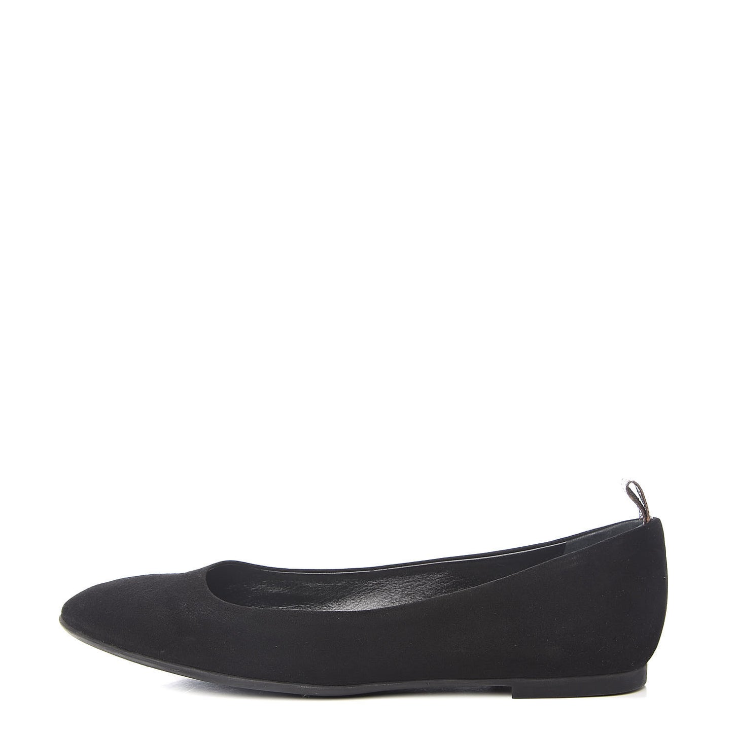 Suede Monogram Uniformes Ballet Flats 40 Black