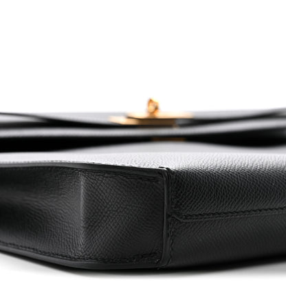 Hermes Epsom Kelly Depeches 36 Black 9 of 11
