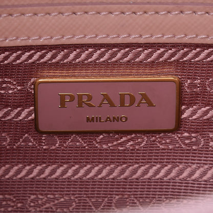 Prada Saffiano Vernice Mini Galleria Double Zip Tote Orchidea 6 of 11