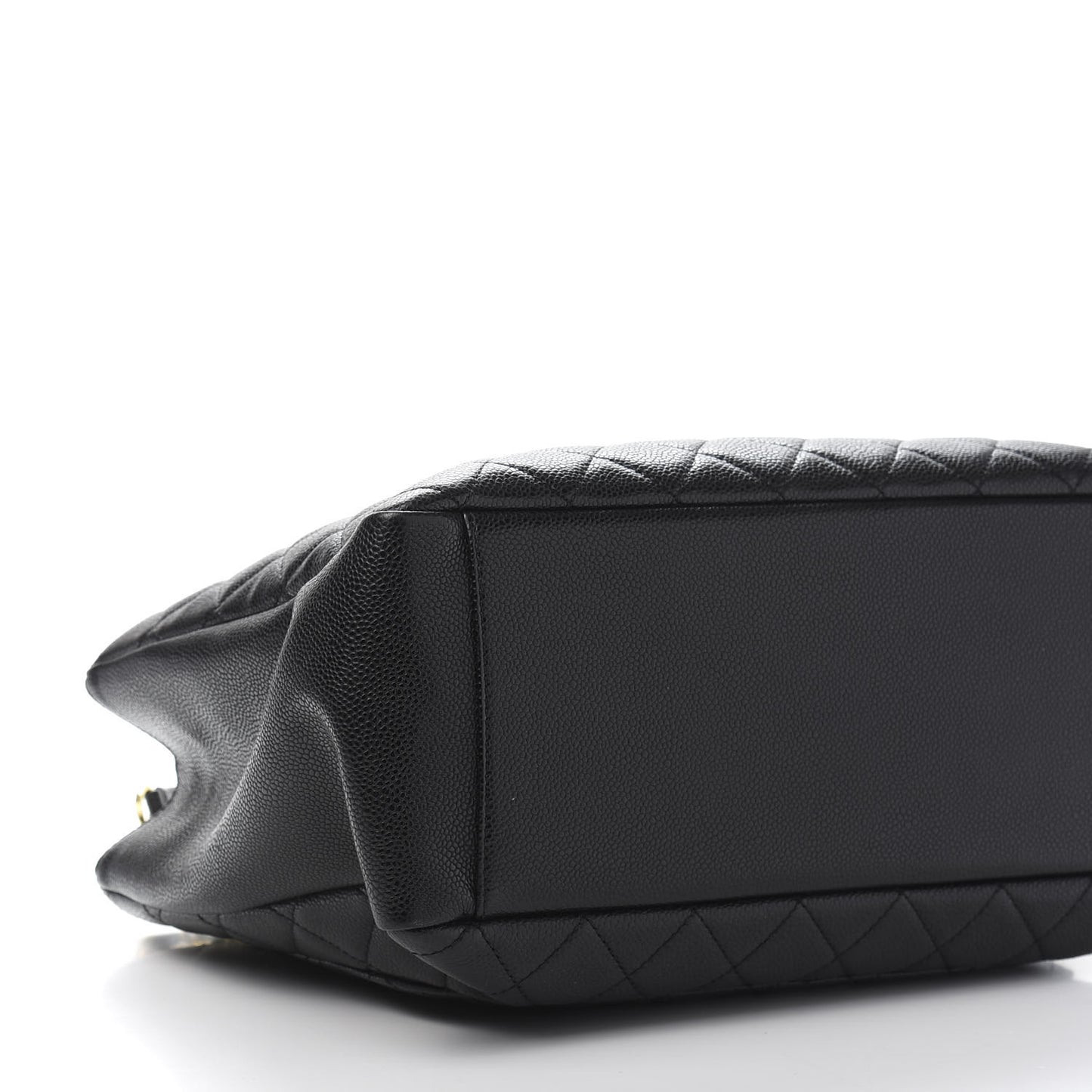 Caviar Quilted Grand Shopping Tote GST Black