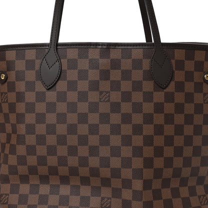 Louis Vuitton Damier Ebene Neo Neverfull MM Rose Ballerine 8 of 10
