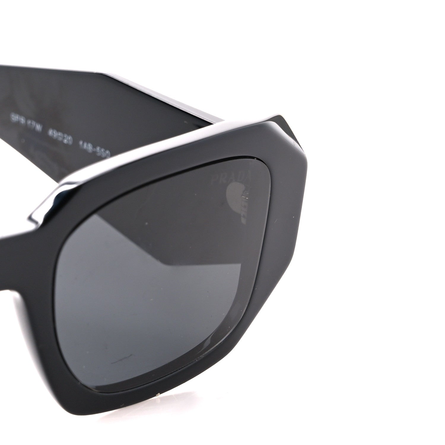 Prada Acetate Symbole Sunglasses SPR 17W Black 7 of 8