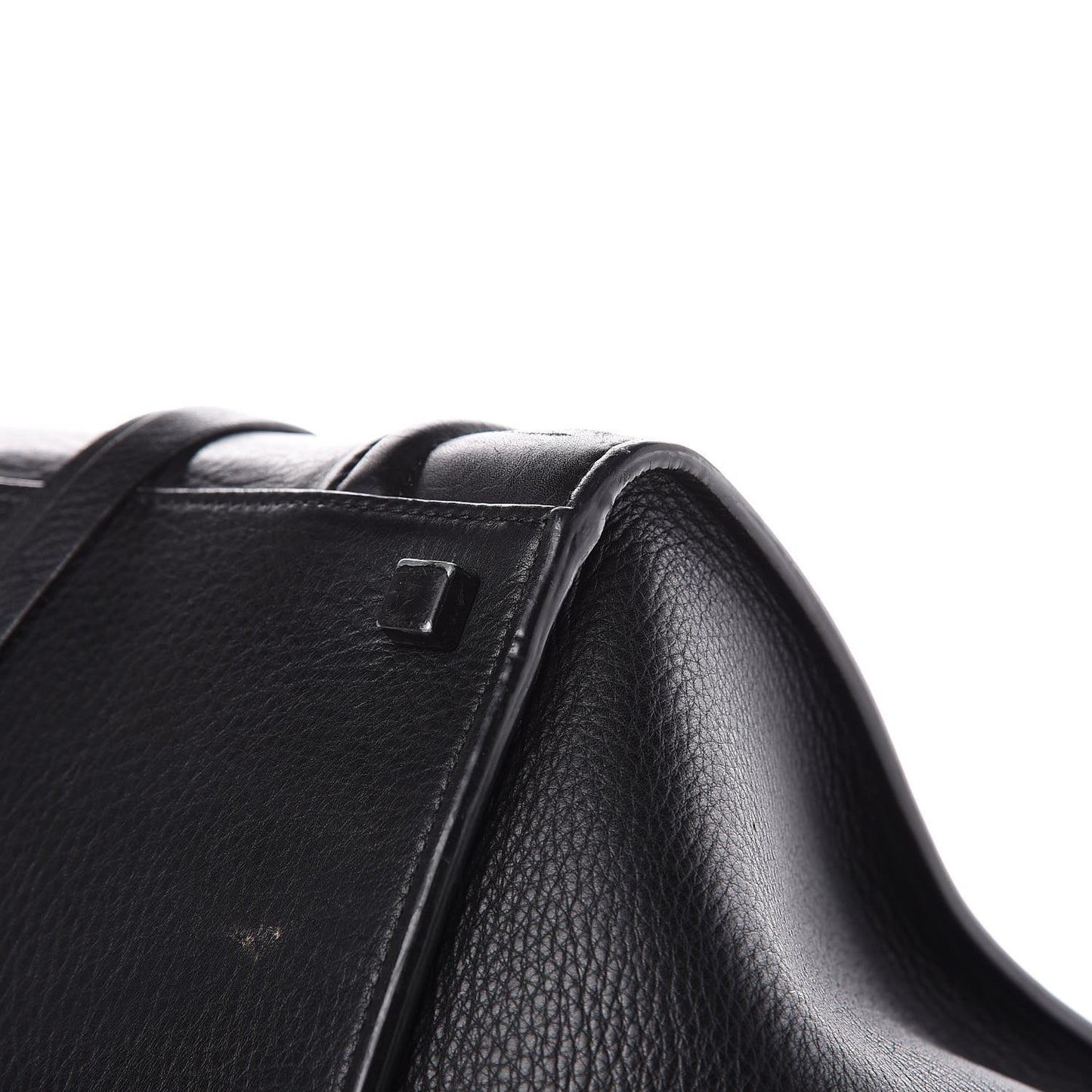 Supple Calfskin Medium Phantom Luggage Black