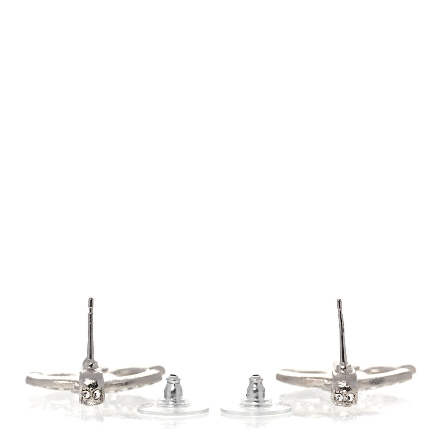 Crystal Palais Garnier CC Drop Earrings Silver