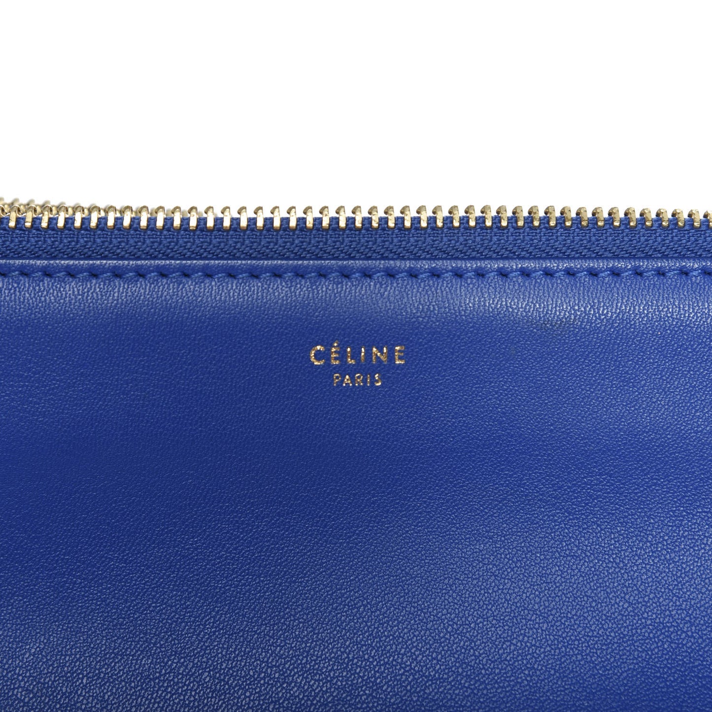 Lambskin Small Trio Crossbody Bag Electric Blue