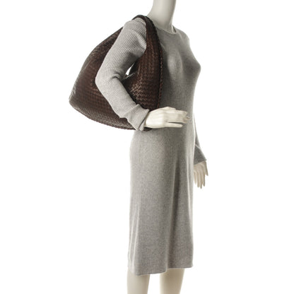 Bottega Veneta Intagli Intrecciato Large Veneta Hobo Brown Coffee 2 of 8