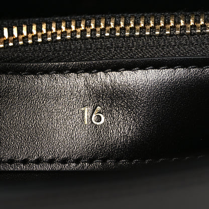 Celine Satinated Calfskin Small 16 Top Handle Bag Black 8 of 13