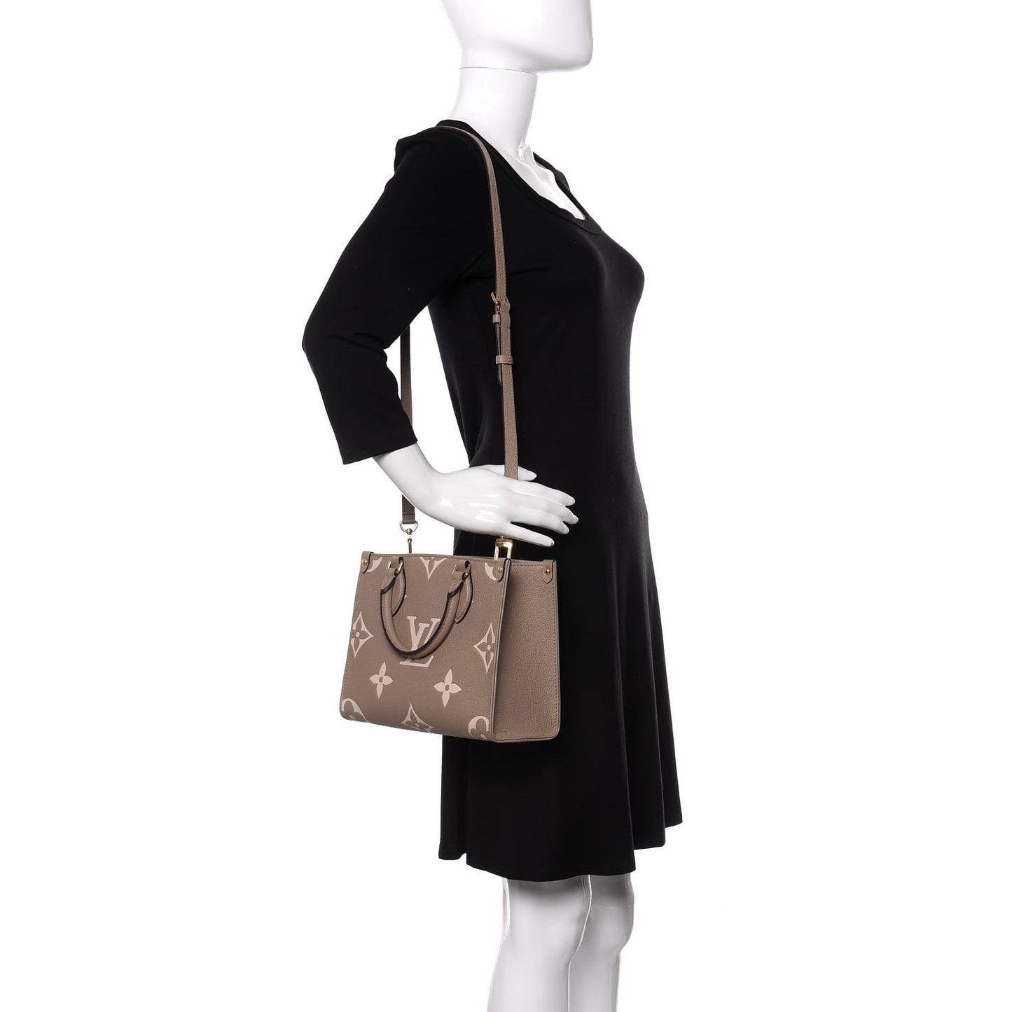 Empreinte Monogram Giant Onthego PM Tourterelle Creme