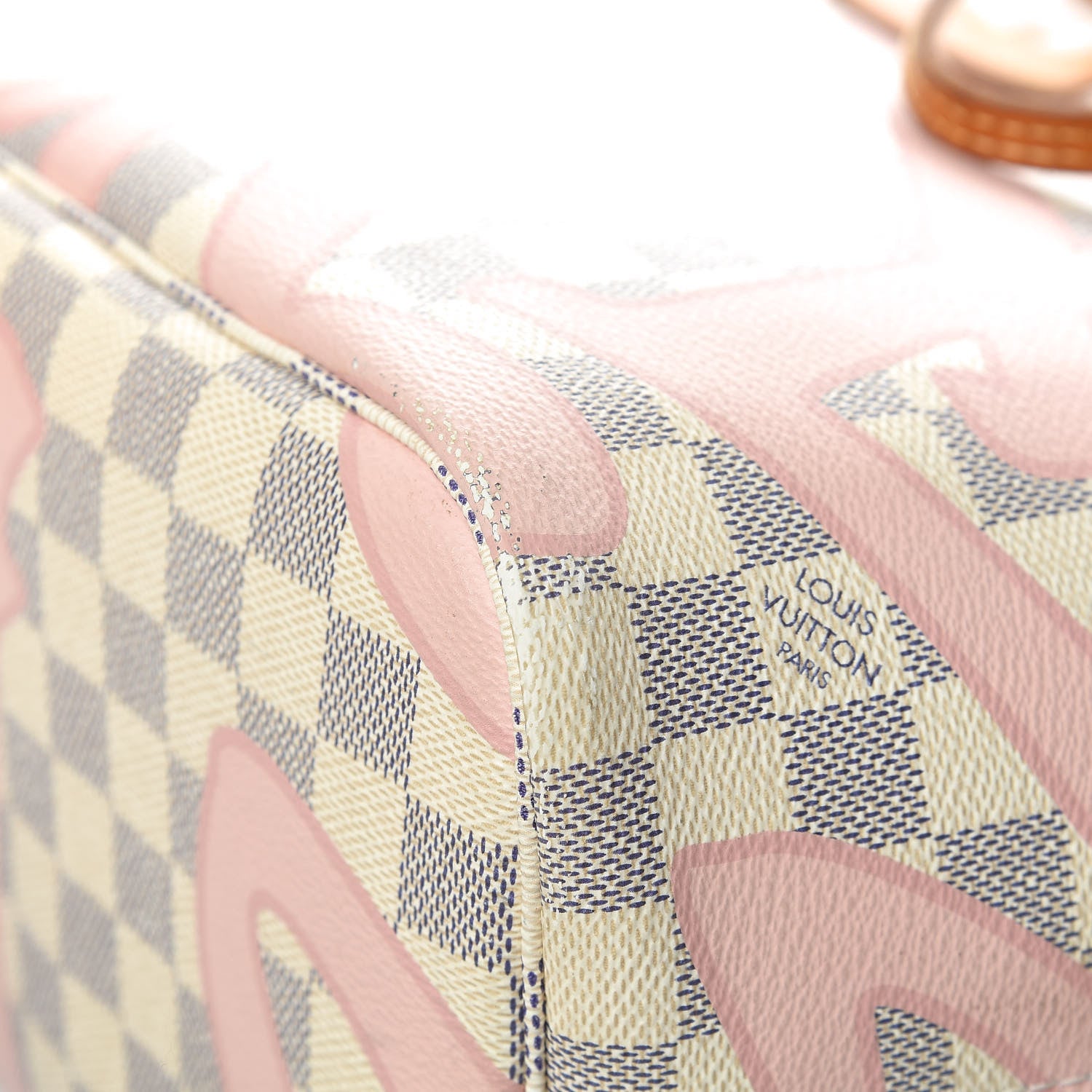 Louis Vuitton Damier Azur Tahitienne Neverfull MM 18 of 19