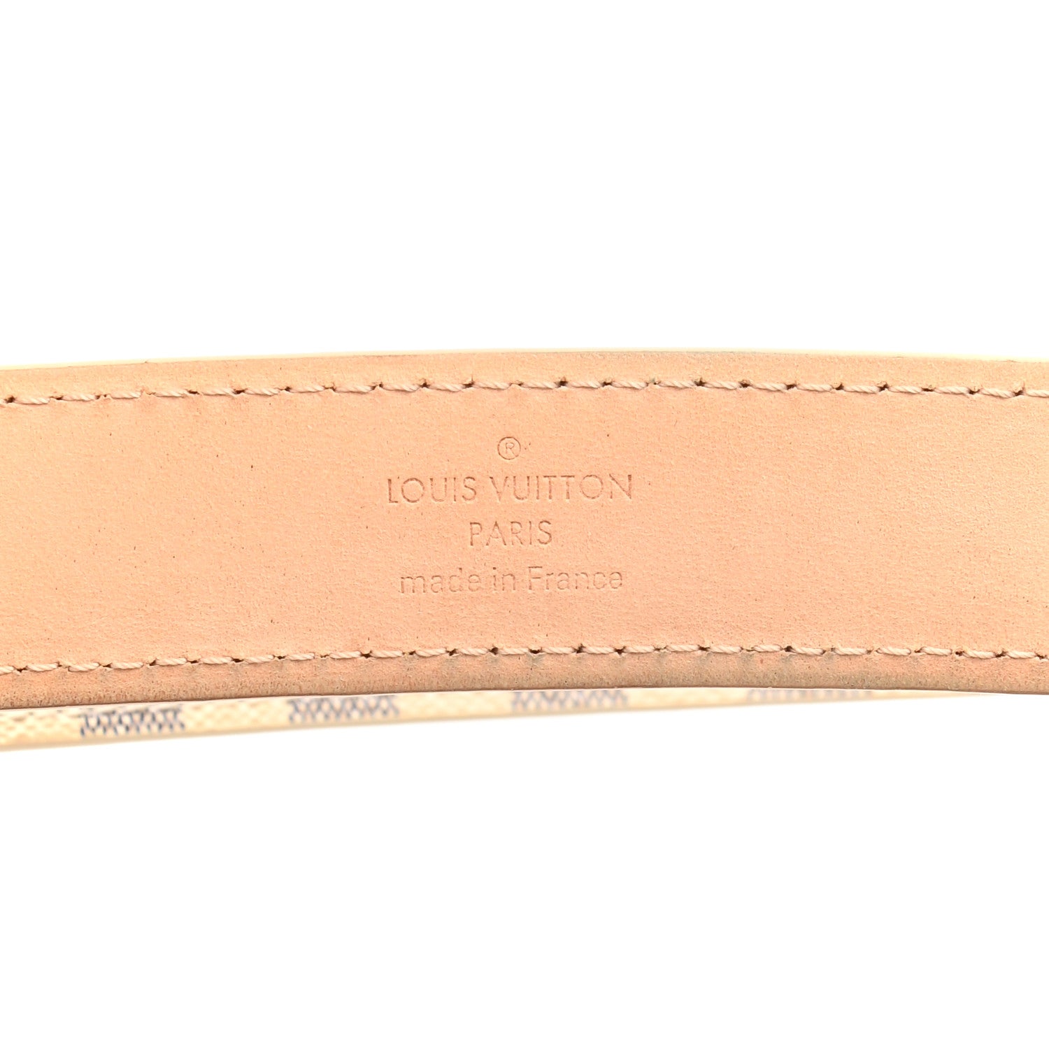 Louis Vuitton Damier Azur 25mm Belt 85 34 3 of 7