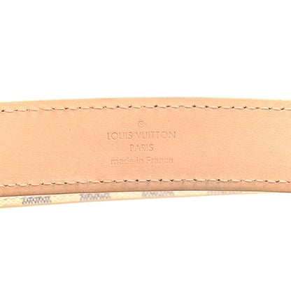 Louis Vuitton Damier Azur 25mm Belt 85 34 3 of 7