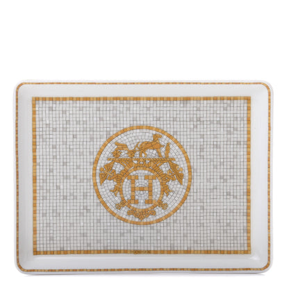 Hermes Porcelain Mosaique au 24 Sushi Plate 1 of 8
