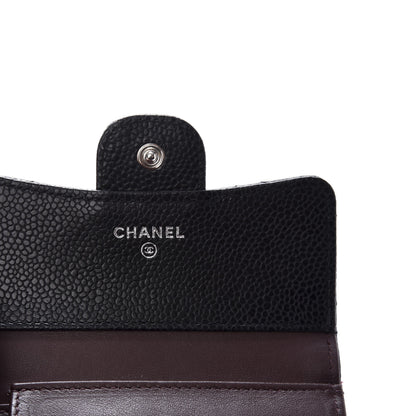 Chanel Caviar Quilted Compact Flap Wallet Black 6 of 7