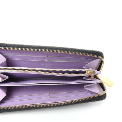 Louis Vuitton Monogram Multicolor Zippy Wallet Black Violet 5 of 11