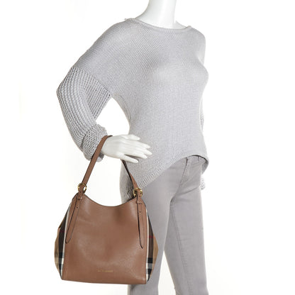 Burberry House Check Horseshoe Leather Small Canterbury Dark Sand 2 of 12