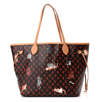 Louis Vuitton Catogram Neverfull MM Marron 3 of 11