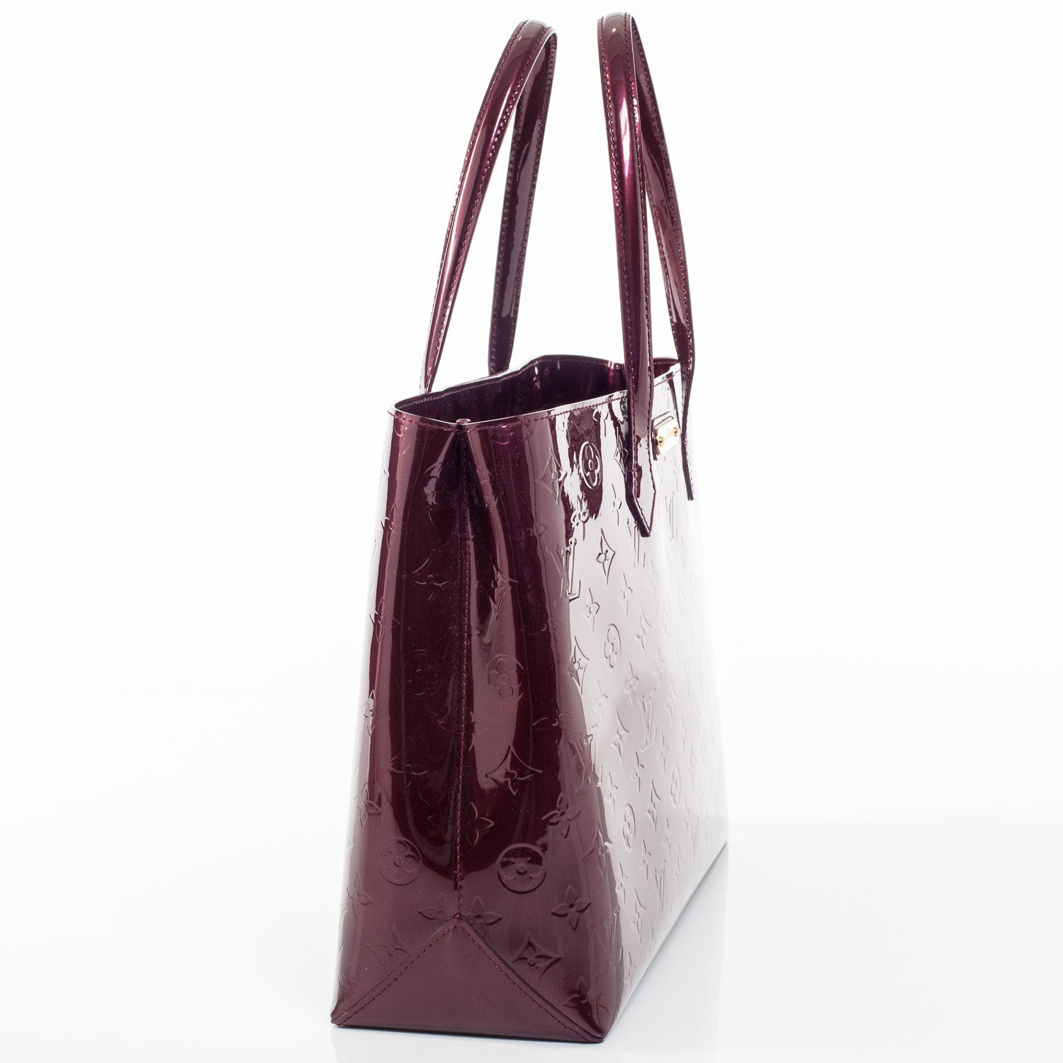 Louis Vuitton Vernis Wilshire MM Rouge Fauviste 11 of 12