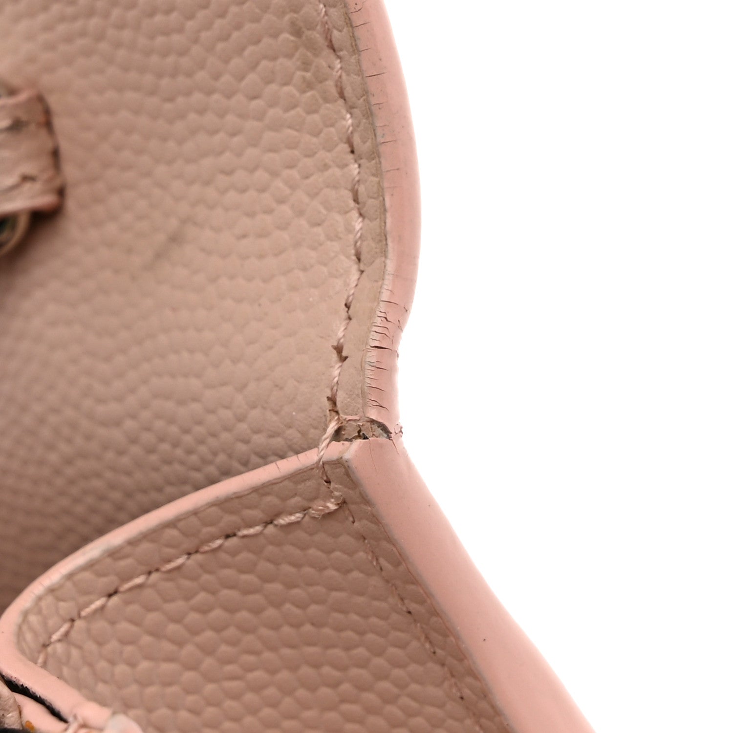 Saint Laurent Grain De Poudre Classic Monogram Kate Tassel Chain Wallet Pale Pink 10 of 10