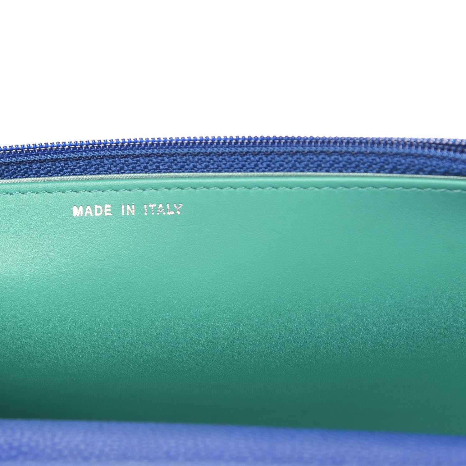 Chanel Caviar Wallet on Chain WOC Blue 9 of 12