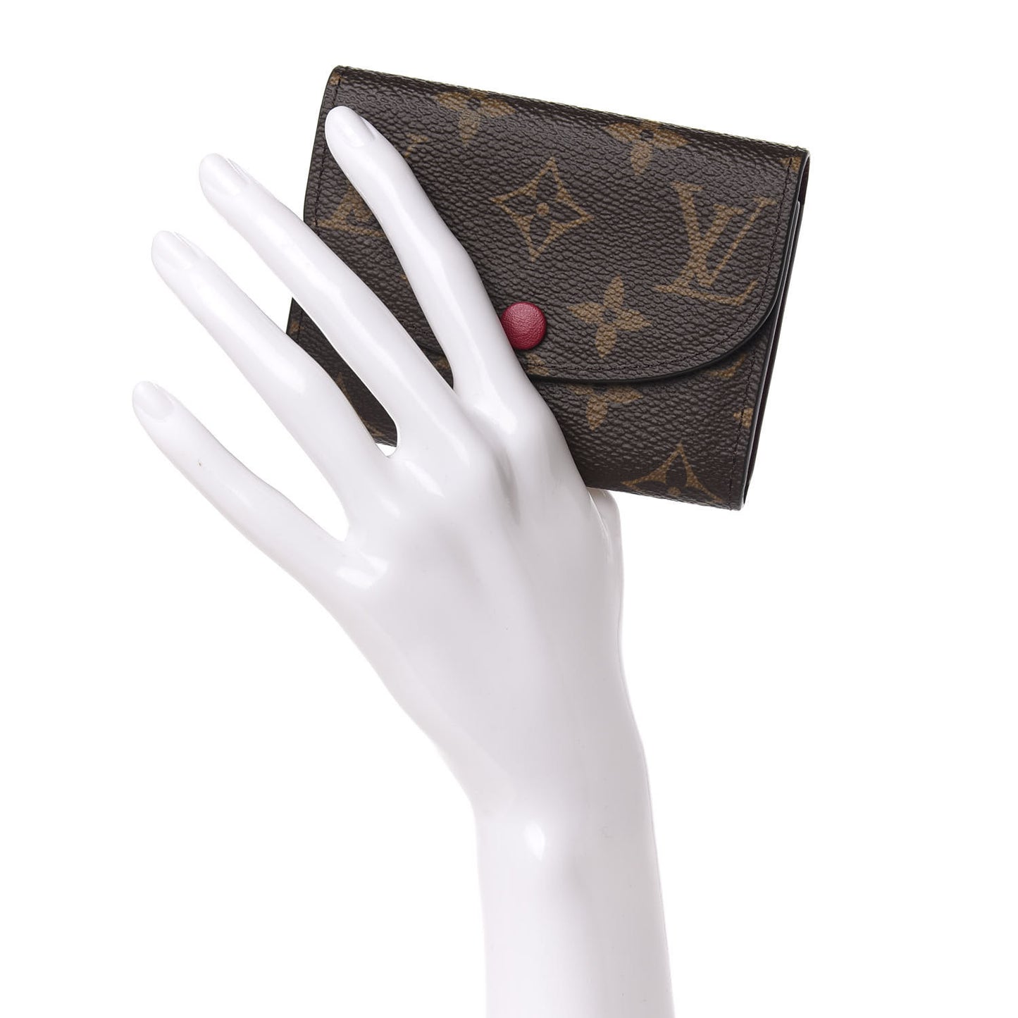 Monogram Rosalie Coin Purse Fuchsia