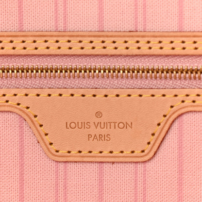 Louis Vuitton Damier Azur Neo Neverfull GM Rose Ballerine 7 of 9