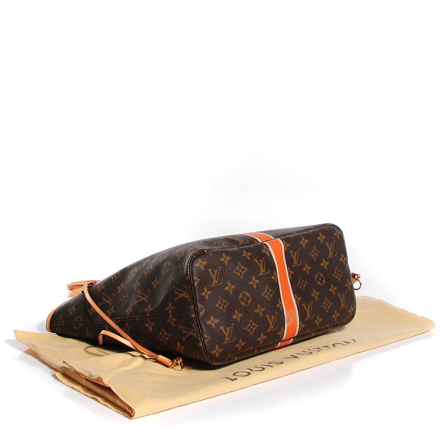 Louis Vuitton Monogram My LV Heritage Neverfull MM Orange Ivory 4 of 7