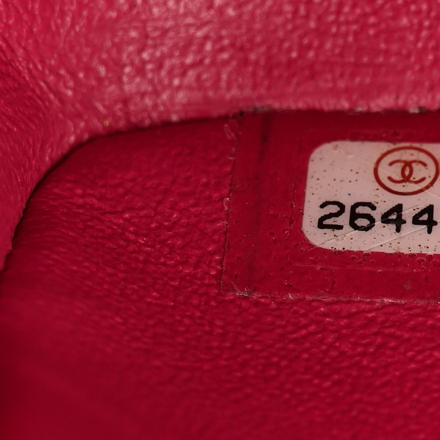 Caviar Quilted Mini Rectangular Flap Red