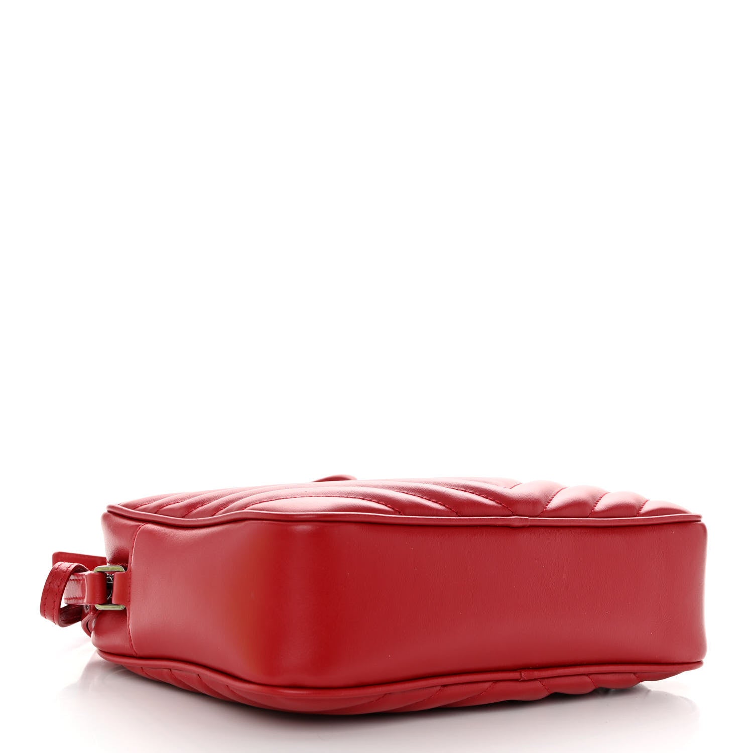 Saint Laurent Calfskin Matelasse Monogram Lou Camera Bag Red 4 of 10