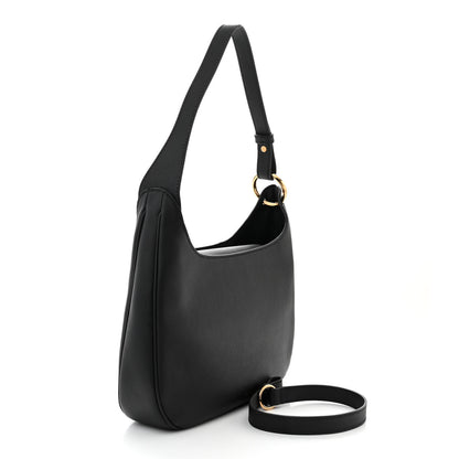 Versace Calfskin La Medusa Medium Hobo Crossbody Black 3 of 9