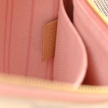 Louis Vuitton Damier Azur Neo Neverfull MM Rose Ballerine 10 of 13