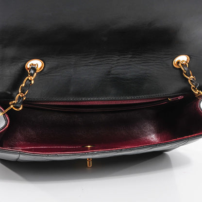 Chanel Lambskin Quilted Medium Single Flap Black 2 of 10