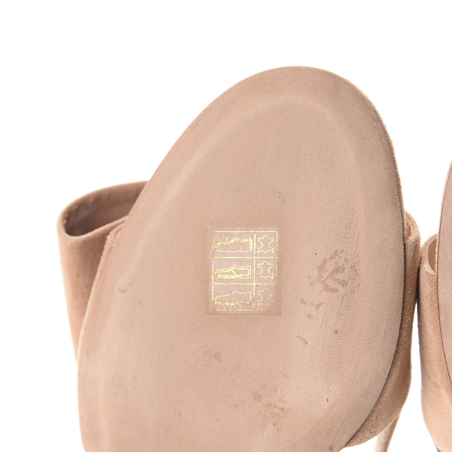 Valentino Garavani Suede Bowow Slingback Pumps 39.5 Beige 10 of 12