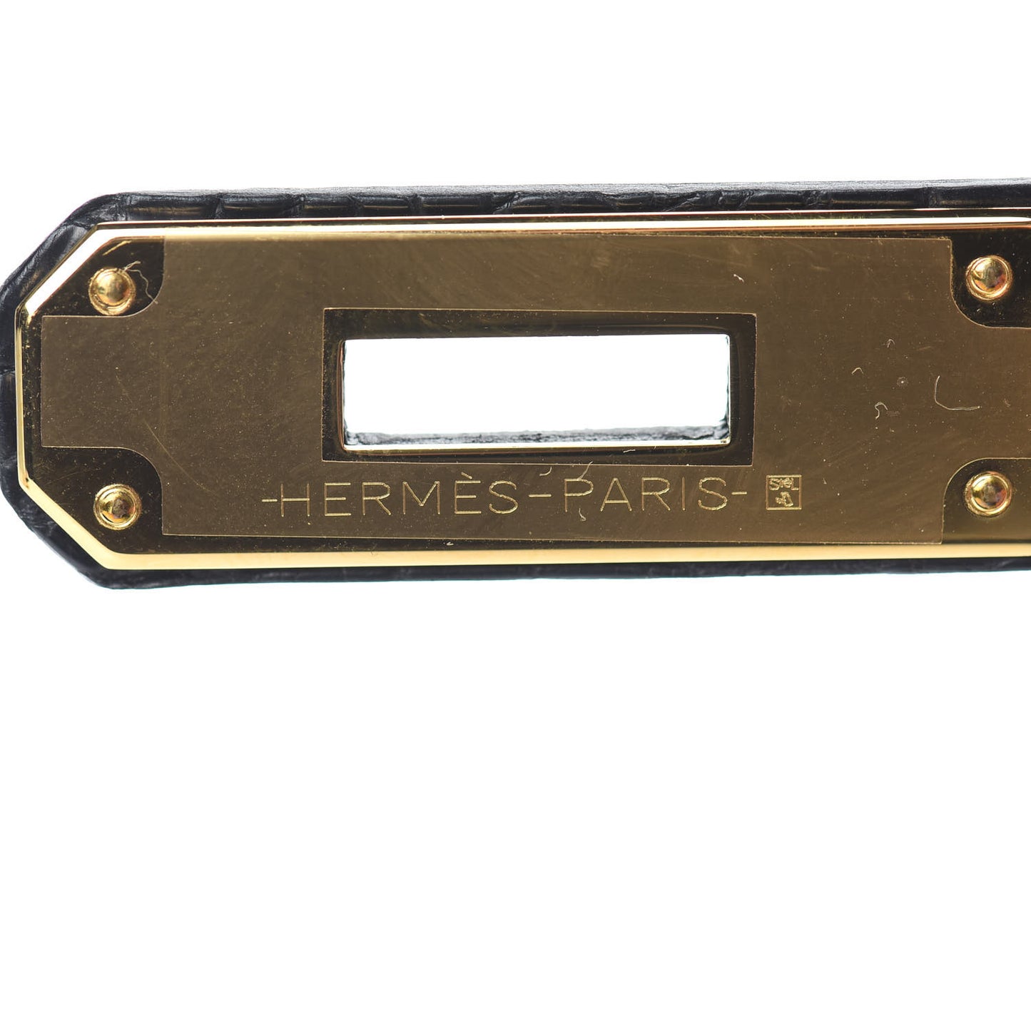 Togo Matte Alligator Birkin Touch 30 Black