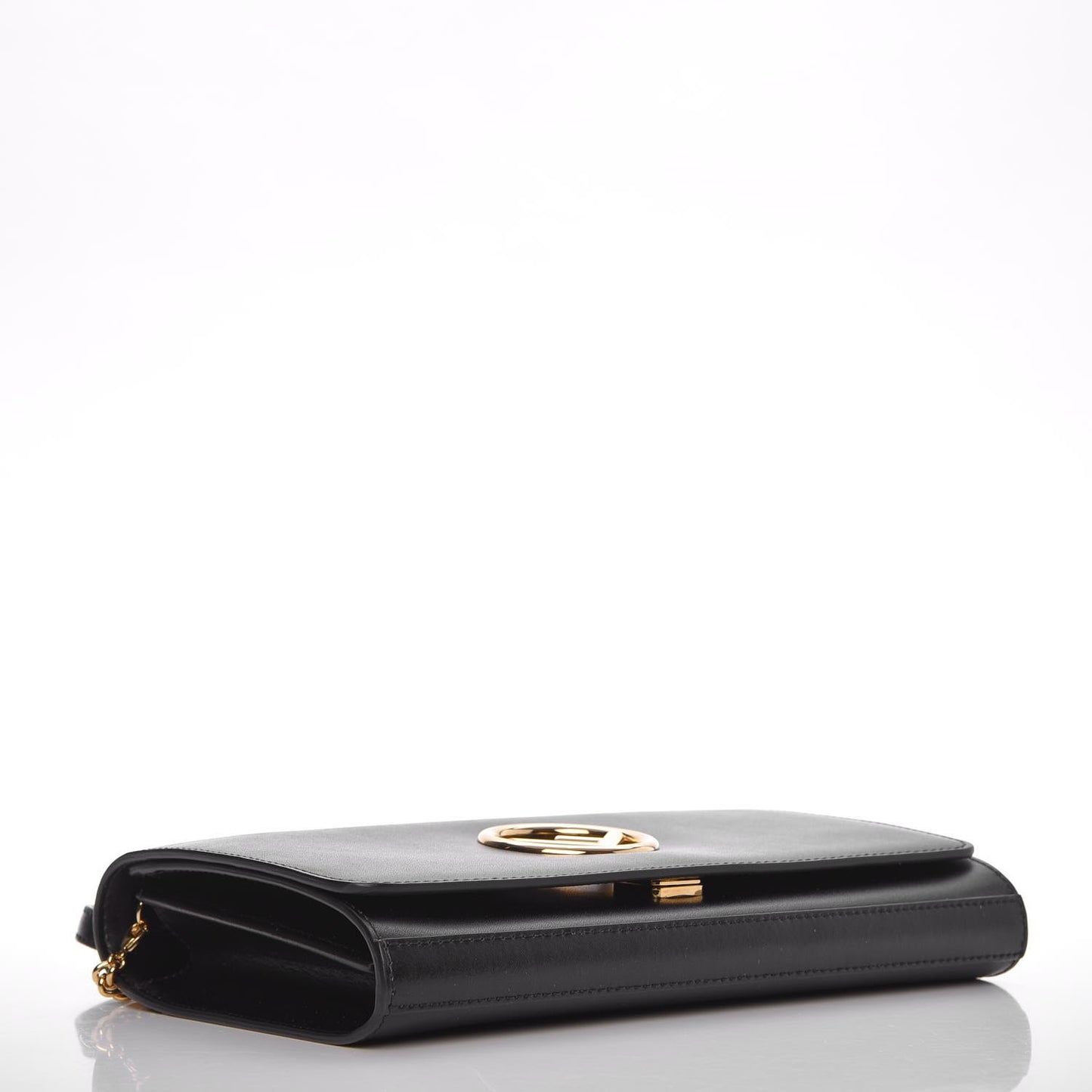 Vitello Liberty Lucido F is Fendi Wallet on Chain Black