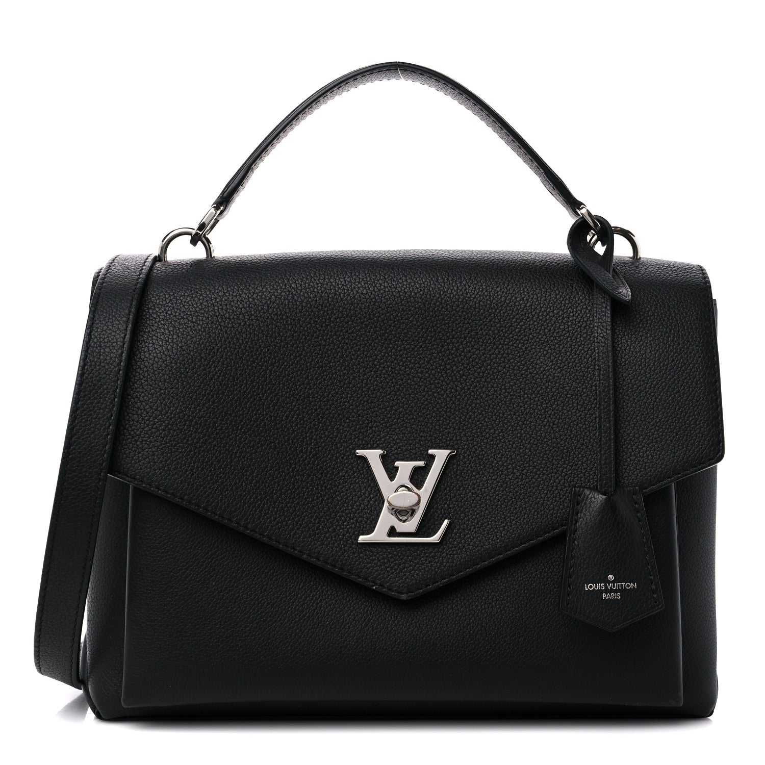 Louis Vuitton Soft Calfskin My Lockme Top Handle Black 1 of 12
