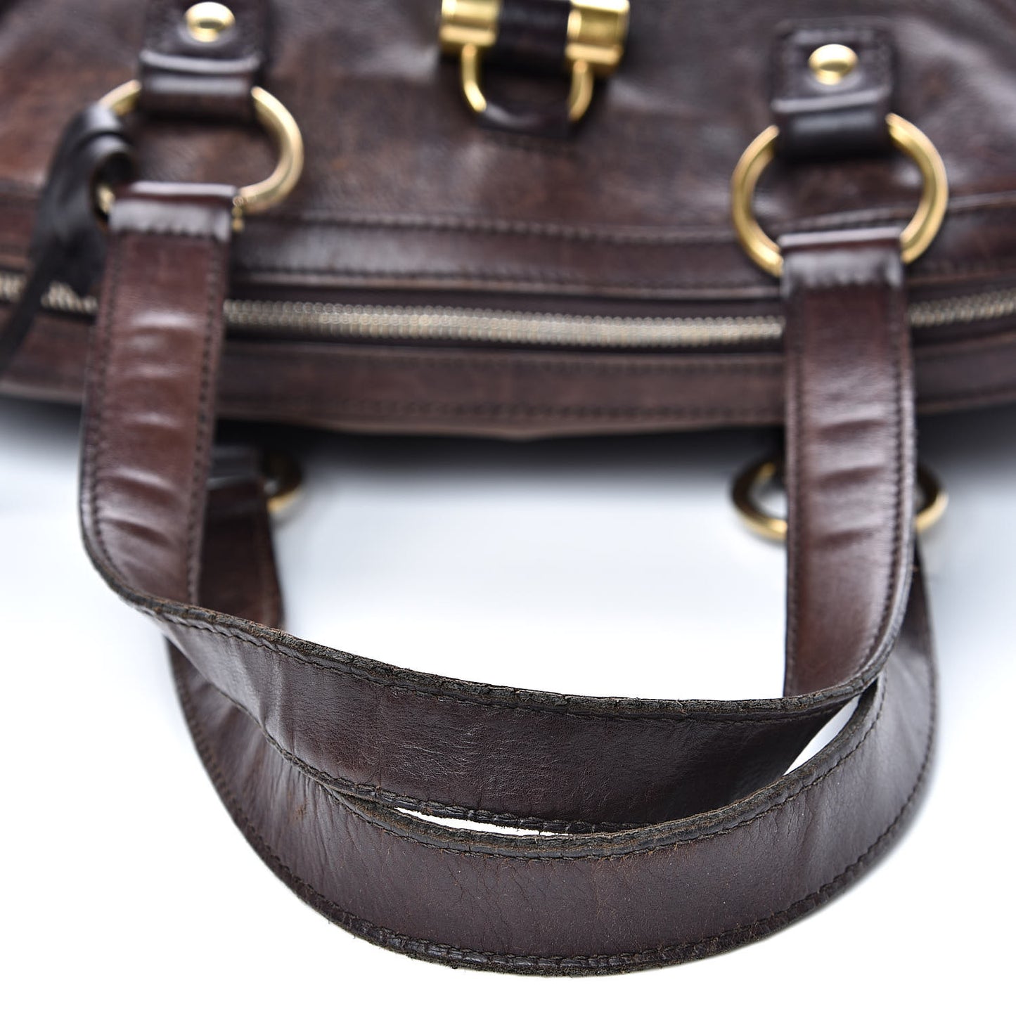 Calfskin Oversized Muse Brown
