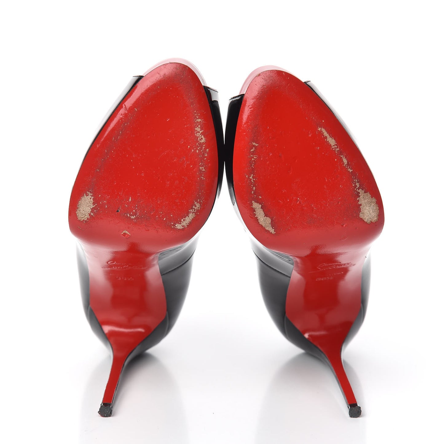 Patent New Very Prive 120 Pumps 38.5 Black Red