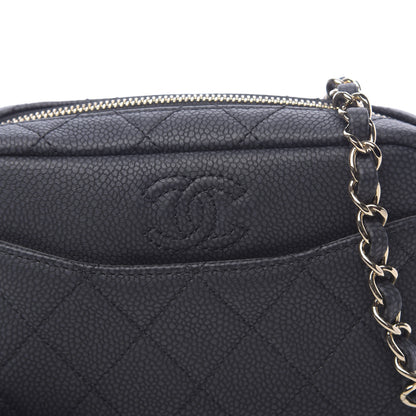 Chanel Iridescent Caviar Quilted Mini Coco Tassel Camera Case Black 9 of 9