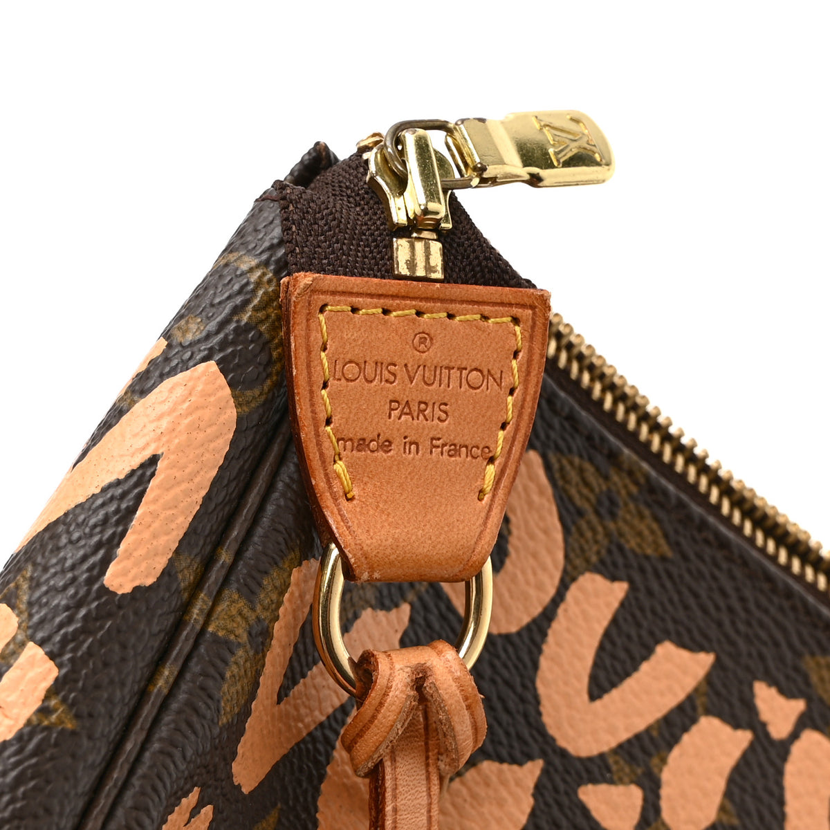 Louis Vuitton Monogram Graffiti Pochette Accessories Peach 6 of 10