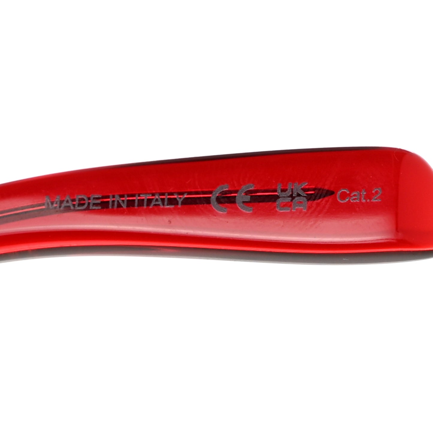 Acetate Square Sunglasses Red