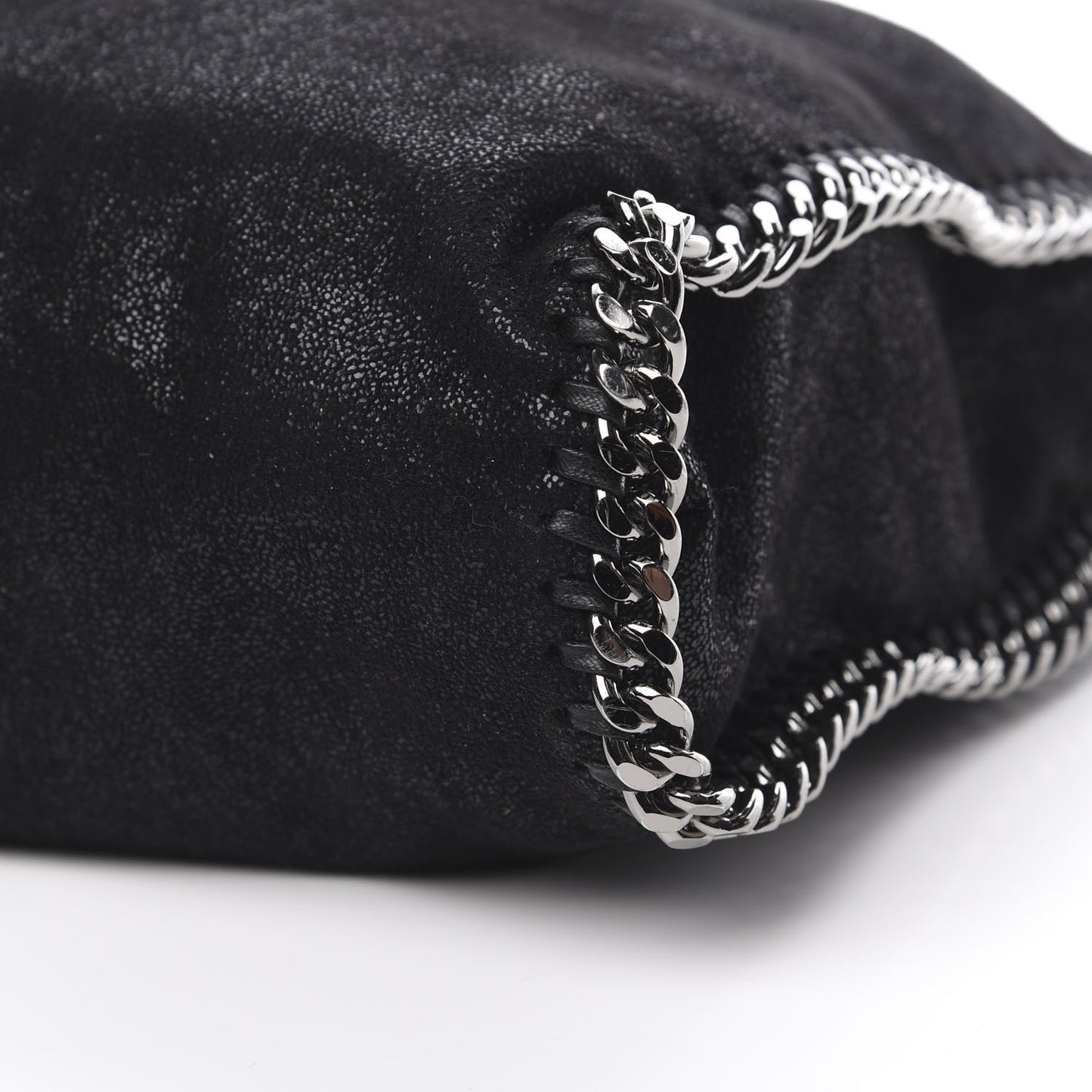 Shaggy Deer Small Falabella Tote Black