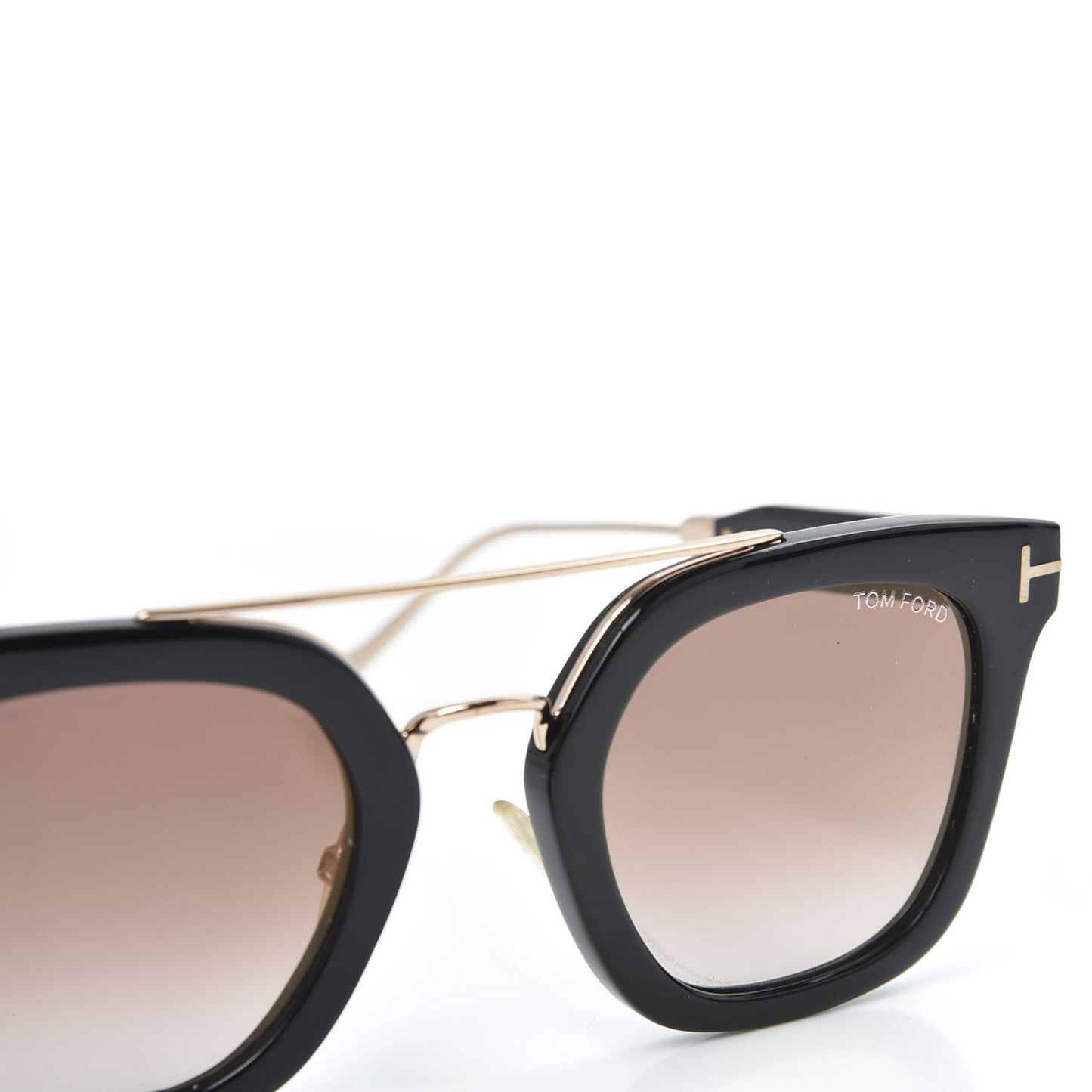 Alex Squared Sunglasses TF541 Shiny Black Gradient Brown