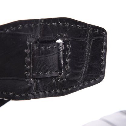 3.1 Phillip Lim 3.1 Calf Hair Calfskin Crocodile Embossed Medium Pashli Satchel Antique Grey Olive 16 of 22